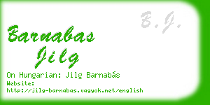 barnabas jilg business card